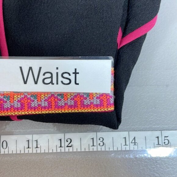 Tinley Road Midi Dress Sleeveless Black Pink Trim Sheath Size Small S - Picture 14 of 15